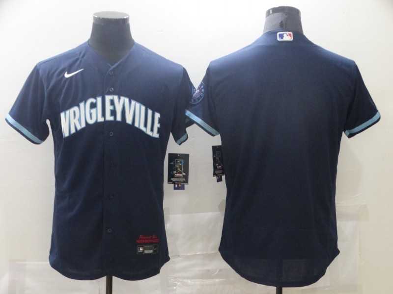 Cubs Blank Navy 2021 City Connect Flexbase Jersey,We sell and wholesale Cubs Blank Navy 2021 City Connect Flexbase Jersey on line form chian!